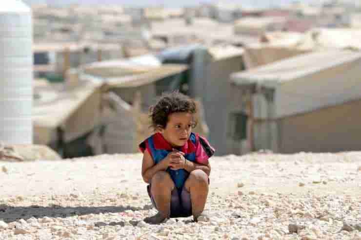 Refugees - Al-Zatari camp in Jordan