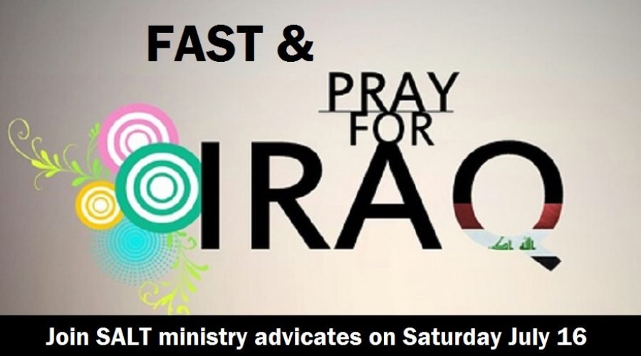 Praying and fasting for Iraq